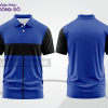Mẫu polo basic đồng phục nhân viên đẹp màu xanh dương phối xanh navy ctpb4467