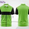 Mẫu thiết kế áo polo basic công sở đẹp màu xanh lá non phối đen ctpb4469