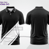 Mẫu áo polo basic đồng phục nhân viên đẹp màu đen phối trắng ctpb4614