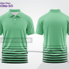 Mẫu thiết kế áo polo basic công sở màu xanh bạc hà phối trắng ctpb4637