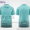 Mẫu áo polo basic cho doanh nghiệp đẹp màu xanh da trời phối trắng ctpb4638