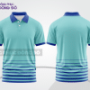 Mẫu thiết kế áo polo basic đồng phục doanh nghiệp màu xanh da trời phối trắng ctpb4641