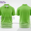 Mẫu áo thun polo basic văn phòng đẹp màu xanh lá non phối trắng ctpb4644