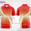 Mẫu thiết kế áo polo basic đồng phục doanh nghiệp màu đỏ phối vàng ctpb4865