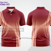 Mẫu áo polo basic đồng phục nhân viên đẹp màu đỏ đô phối hồng phấn ctpb4866