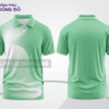 Mẫu áo polo basic đồng phục công ty đẹp màu xanh bạc hà phối trắng ctpb4914
