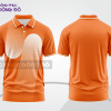 Áo polo đồng phục công ty màu cam phối trắng CTPB4978