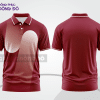 Áo polo doanh nghiệp đỏ đô phối trắng ctpb4988
