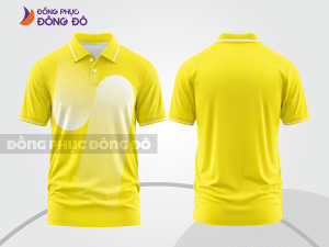 Áo polo đồng phục doanh nghiệp vàng phối trắng CTPB4997