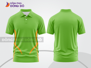 Mẫu áo polo basic đồng phục công sở màu xanh lá non trơn ctpb5438