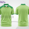 Mẫu áo thun polo basic đồng phục công ty màu xanh chuối phối trắng mảng vai ctpb5608