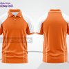 Mẫu polo basic đồng phục nhân viên màu cam trơn ctpb6288