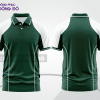 Mẫu polo basic đồng phục công ty màu xanh rêu trơn ctpb6294