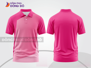 Mẫu áo polo basic đồng phục công ty màu hồng cánh sen trơn ctpb6596