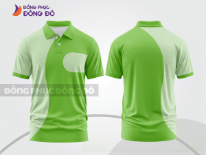 Mẫu polo basic đồng phục doanh nghiệp màu xanh lá non trơn ctpb6634