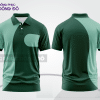Mẫu áo polo basic đồng phục công ty màu xanh rêu trơn ctpb6636