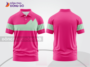 Mẫu áo polo basic đồng phục văn phòng màu hồng cánh sen trơn ctpb6699