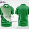 Mẫu áo polo basic đồng phục công sở màu xanh lá trơn ctpb6760