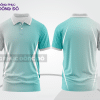 Mẫu áo polo basic đồng phục công sở màu xanh bạc hà trơn ctpb6881