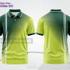 Mẫu polo basic đồng phục công ty màu xanh rêu phối xanh chuối chuyển sắc ctpb7347