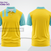 Mẫu áo polo basic đồng phục công ty màu vàng phối xanh ngọc ctpb7398