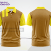 Mẫu polo basic đồng phục nhân viên màu nâu vàng trơn ctpb7399