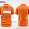 Mẫu áo polo basic đồng phục doanh nghiệp màu cam trơn ctpb7400
