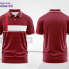 Mẫu áo polo basic đồng phục công ty màu đỏ đô trơn ctpb7410