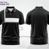 Mẫu polo basic đồng phục nhân viên màu đen trơn ctpb7415
