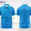 Mẫu áo thun polo 3D doanh nghiệp màu xanh da trời tối giản ctpd3022