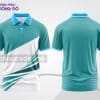 Mẫu áo polo đồng phục doanh nghiệp màu xanh ngọc phối trắng ctpd3025