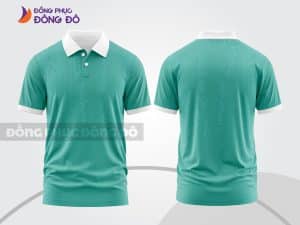 Mẫu áo polo trơn đồng phục công ty màu xanh ngọc ctpd3057