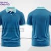 Mẫu polo 3D đồng phục công sở màu xanh cyan chuyển sắc ctpd3126