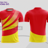 Mẫu t-shirt 3d đồng phục công ty đẹp màu đỏ phối vàng cttd11
