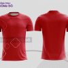 Mẫu t-shirt 3d đồng phục nhân viên đẹp màu đỏ phối họa tiết đỏ đậm cttd37