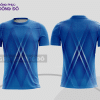 Mẫu áo thun t-shirt 3d đồng phục công ty đẹp màu xanh dương phối xanh navy cttd39