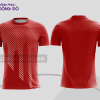 Mẫu thiết kế áo t-shirt 3d đồng phục nhân viên đẹp màu đỏ phối họa tiết đỏ đô cttd41