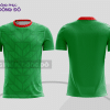 Mẫu thiết kế áo t-shirt 3d đồng phục văn phòng màu xanh lá phối họa tiết xanh rêu cttd46
