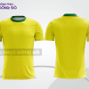 Mẫu thiết kế áo t-shirt 3d đồng phục văn phòng màu vàng phối đỏ cttd58