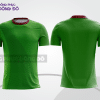 Mẫu áo thun t-shirt 3d đồng phục doanh nghiệp màu xanh lá phối họa tiết chìm cttd76