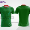 Mẫu áo thun t-shirt 3d đồng phục văn phòng màu xanh lá phối họa tiết line cttd82