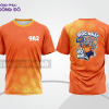 Mẫu áo lớp oversize 3D màu cam phối đỏ hình in graphic cá tính lptd34
