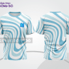 Mẫu T-shirt lớp trẻ trung màu xanh ngọc phối be phong cách đường phố cá tính lptd95