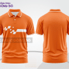 Mẫu áo polo đồng phục văn phòng màu cam phối đỏ thiết kế phối màu sáng tạo ctpb7625