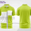 Mẫu áo polo đồng phục văn phòng màu vàng kem phối be họa tiết mảng màu thể thao ctpb7669