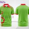 Mẫu áo polo đồng phục thương hiệu màu xám phối be đường nét chuyển động khỏe khoắn ctpb7736