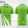 Mẫu đồng phục polo doanh nghiệp màu xám phối be phối mảng tương phản ctpb7827