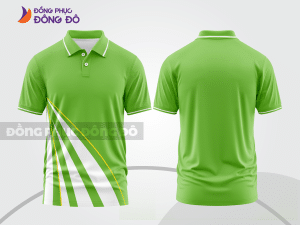 Mẫu đồng phục polo doanh nghiệp màu xám phối be phối mảng tương phản ctpb7827