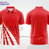 Mẫu áo polo công sở màu đỏ phối cam thiết kế phối màu sáng tạo ctpb7832