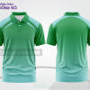 Mẫu áo polo đồng phục công ty màu xanh lá phối xanh ngọc sọc cách điệu nổi bật ctpb7928